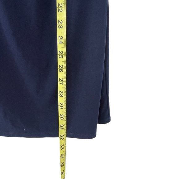 Navy Jessica Simpson Halter Necklace Dress - Picture 8 of 8